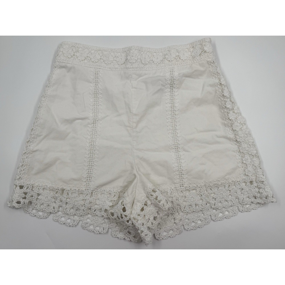 Zara Women Short Crochet Hem Lace Medium